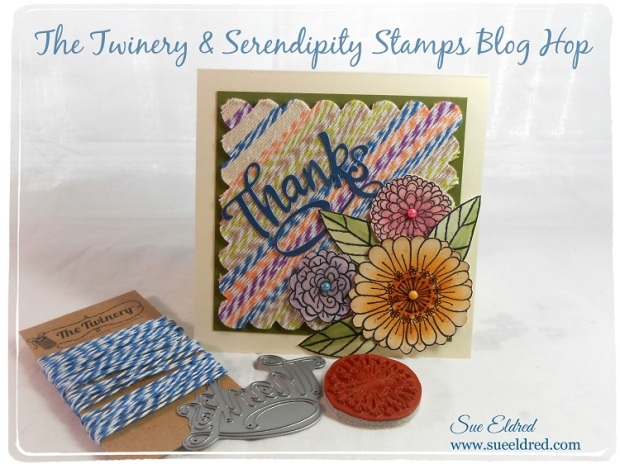 The Twinery & Serendipity Stamps Blog Hop Card