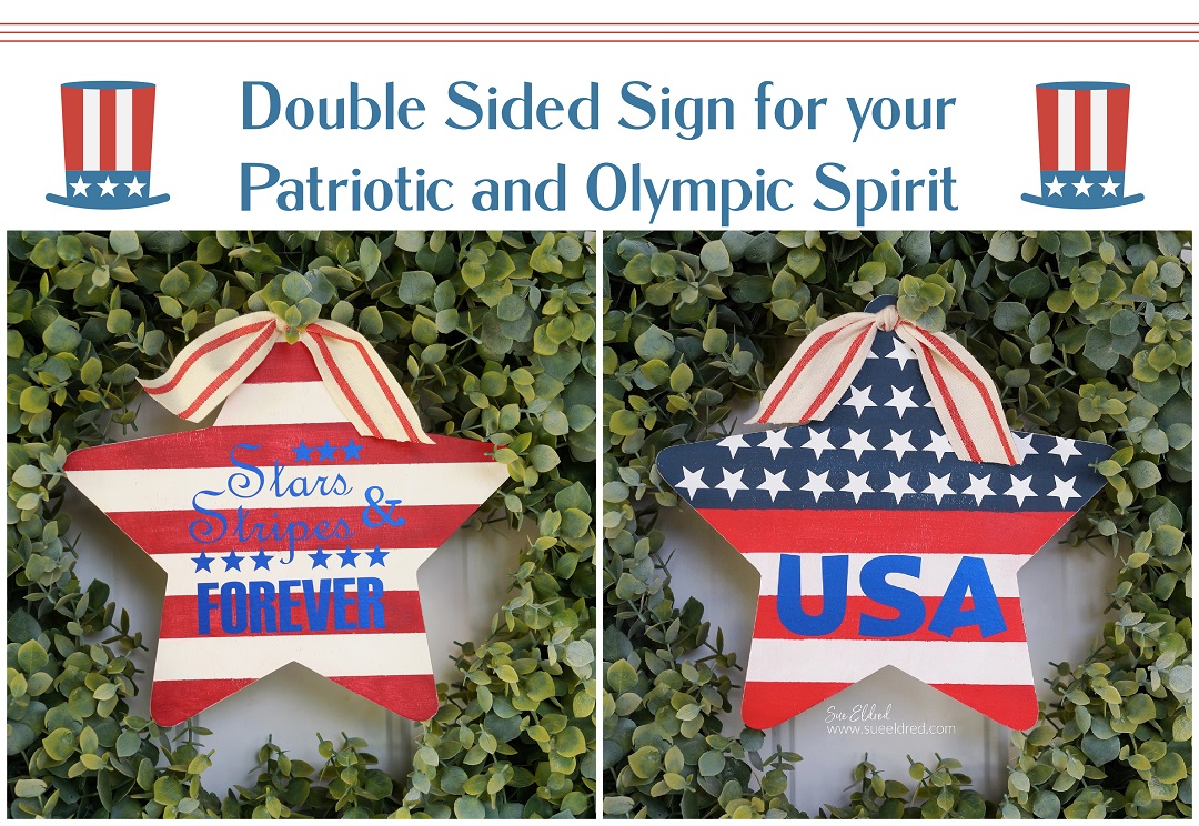 DIY Patriotic Sign