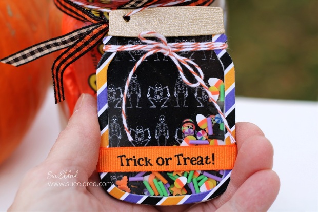 How to make a Halloween Shaker Tag