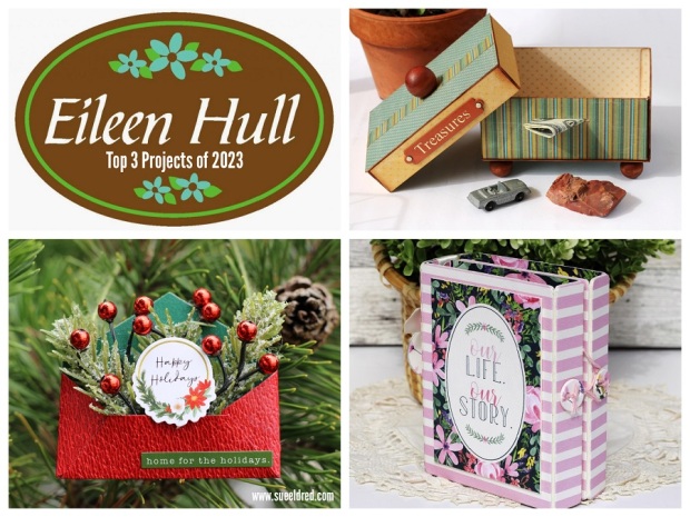 Eileen Hull & Sizzix Top 3 Projects of 2023