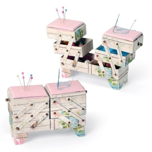 Cantilever Sewing Box Die from Sizzix and Eileen Hull