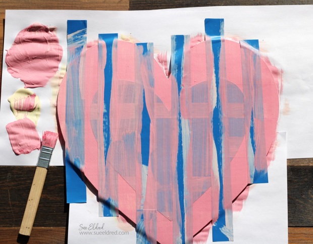 How to make a Buffalo Plaid Valentines Heart Door Hanger